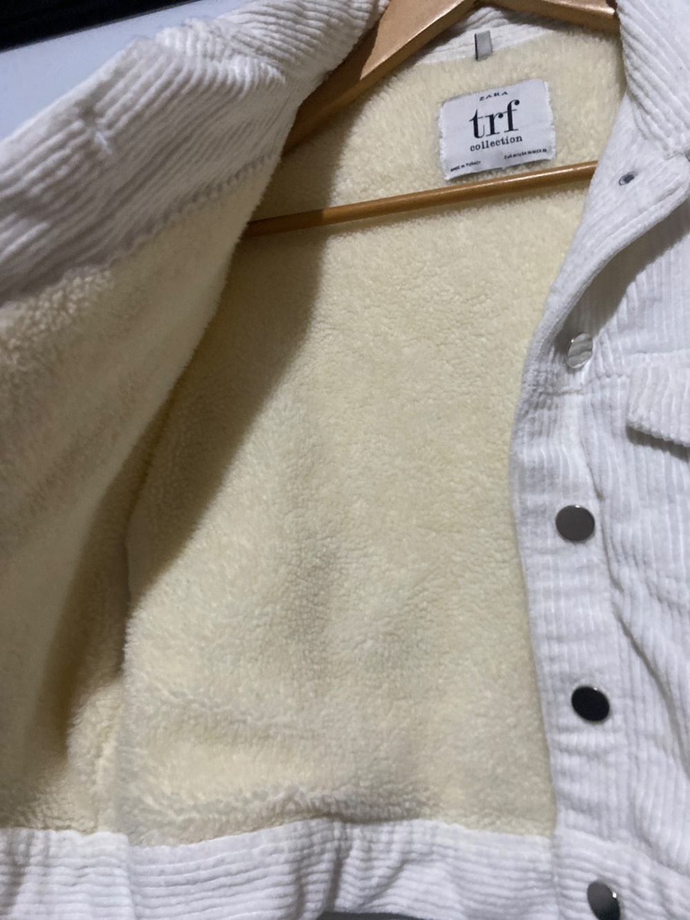 Zara M Cropped Corduroy Trucker Jacket - Picture 6 of 8